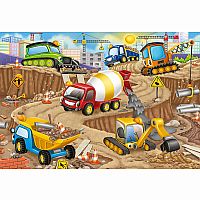 Construction Fun 24 Pc Floor Puzzle