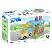 Playmobil Junior Construction Truck with Garage