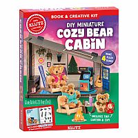 Klutz DIY Miniature Cozy Bear Cabin