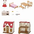 Calico Critters Red Roof Cozy Cottage Starter Home