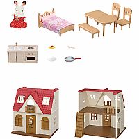 Calico Critters Red Roof Cozy Cottage Starter Home