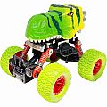 Crazy Truck! Pull-Back Dinosaur Truck - Green