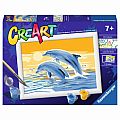 CreArt Painting by Numbers Delightful Dolphins