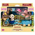 Calico Critters Cycle & Skate Set - Panda Girl