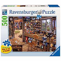 Dad's Shed 500 Pc Large Format Puzzle