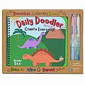 Daily Doodler Reusable Activity Book - Dinosaur