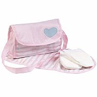 Adora Classic Pastel Pink Diaper Bag