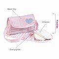 Adora Classic Pastel Pink Diaper Bag