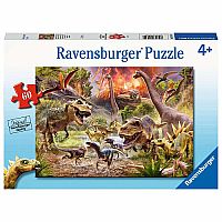 Dinosaur Dash 60 Piece Puzzle
