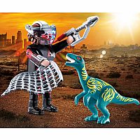 Playmobil Duopack Velociraptor With Dino Catcher