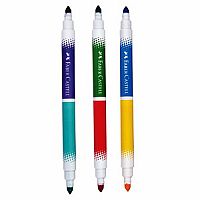 Faber-Castell 12 DuoTip Washable Markers