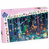 Djeco Enchanted Forest Observation 100 pc Puzzle