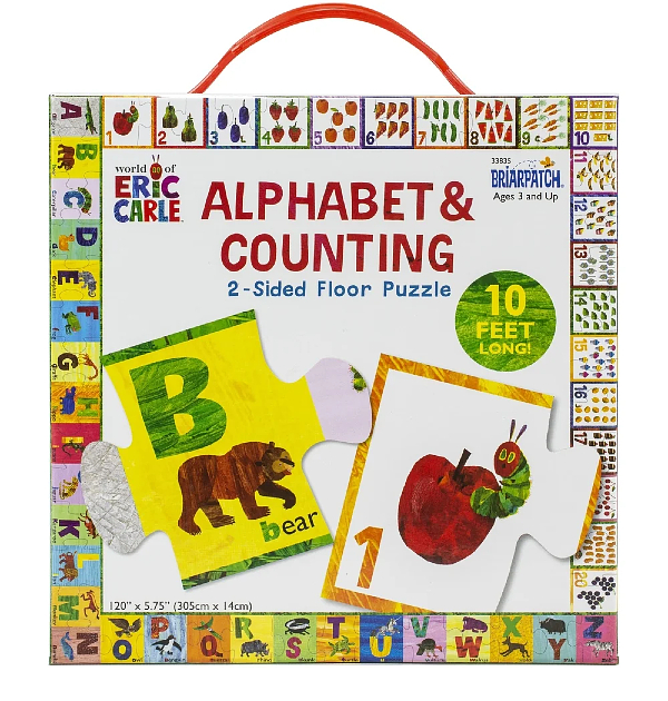 Eric Carle Alphabet & Counting 2-Sided Floor Puzzle - Smart Kids Toys