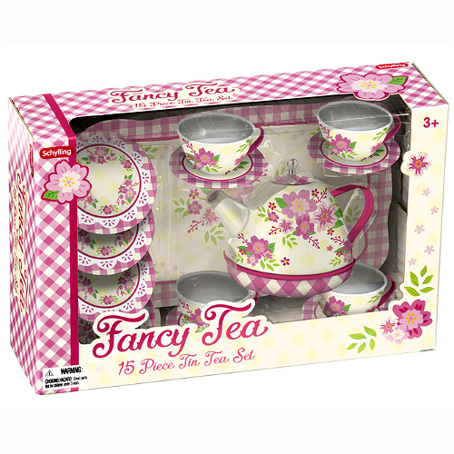 Fancy Tin Tea Set Smart Kids Toys