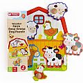 Wooden Farm Easy-Grasp Peg Puzzle