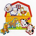 Wooden Farm Easy-Grasp Peg Puzzle