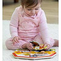 Wooden Farm Easy-Grasp Peg Puzzle