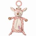 Farrah Pink Fawn Teether Blankie