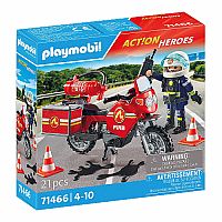 Playmobil Fire Motorcycle