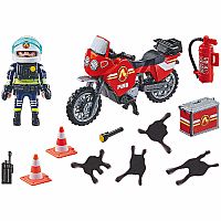 Playmobil Fire Motorcycle