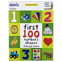 First 100 Numbers Shapes Bingo Game