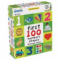 First 100 Numbers Shapes Bingo Game