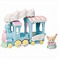 Calico Critters Floating Cloud Rainbow Train