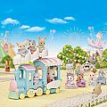 Calico Critters Floating Cloud Rainbow Train