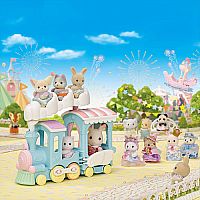 Calico Critters Floating Cloud Rainbow Train