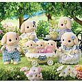 Calico Critters Flora Rabbit Family 