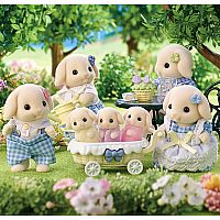 Calico Critters Flora Rabbit Family 