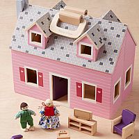 Fold & Go Wooden Dollhouse