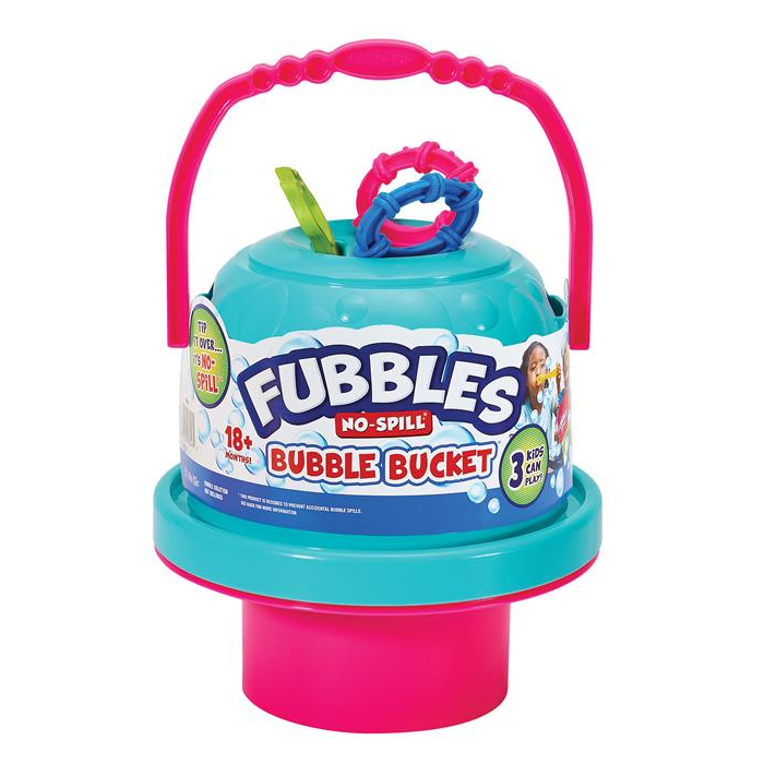 Fubbles NoSpill Big Bubble Bucket Smart Kids Toys