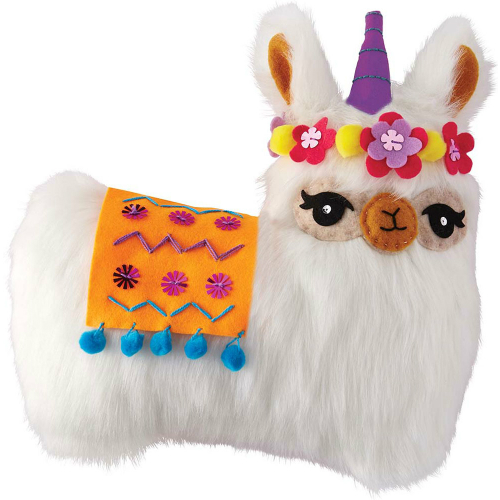 hey squishy llama pillow