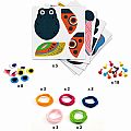 Djeco Fuzzy Bugs 3D Collage Kit