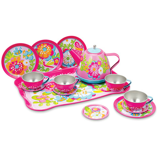 Garden Fun Tin Tea Set Smart Kids Toys