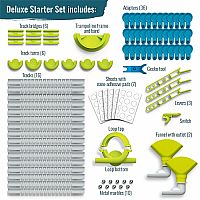 Gecko Run Marble Run Starter Set Deluxe