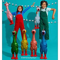 Giant Sparkle Rubber Chicken