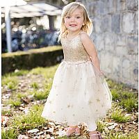 Glam Party Gold Dress Size 5/6