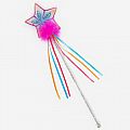 Glitter Rainbow Wand - Fushia/Pink