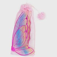 Glitter Rainbow Wings - Hot Pink