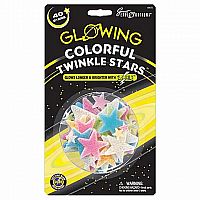 Glowing Colorful Twinkle Stars