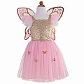 Gold Butterfly Dress with Fairy Wings  Sz 5-7