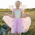 Gold Butterfly Dress with Fairy Wings  Sz 5-7