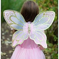 Gold Butterfly Dress with Fairy Wings  Sz 5-7