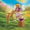 Playmobil Golden Unicorn Foal with Fairy
