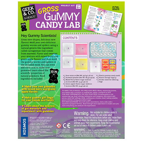 Geek & Co. Gross Gummy Candy Lab Smart Kids Toys