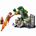 Playmobil Hero Battle Against Giant Lizard
