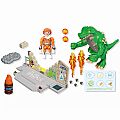 Playmobil Hero Battle Against Giant Lizard