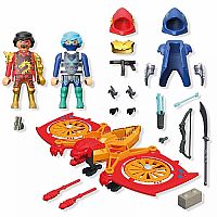 Playmobil Hero Drone Fight with Evil Ninja